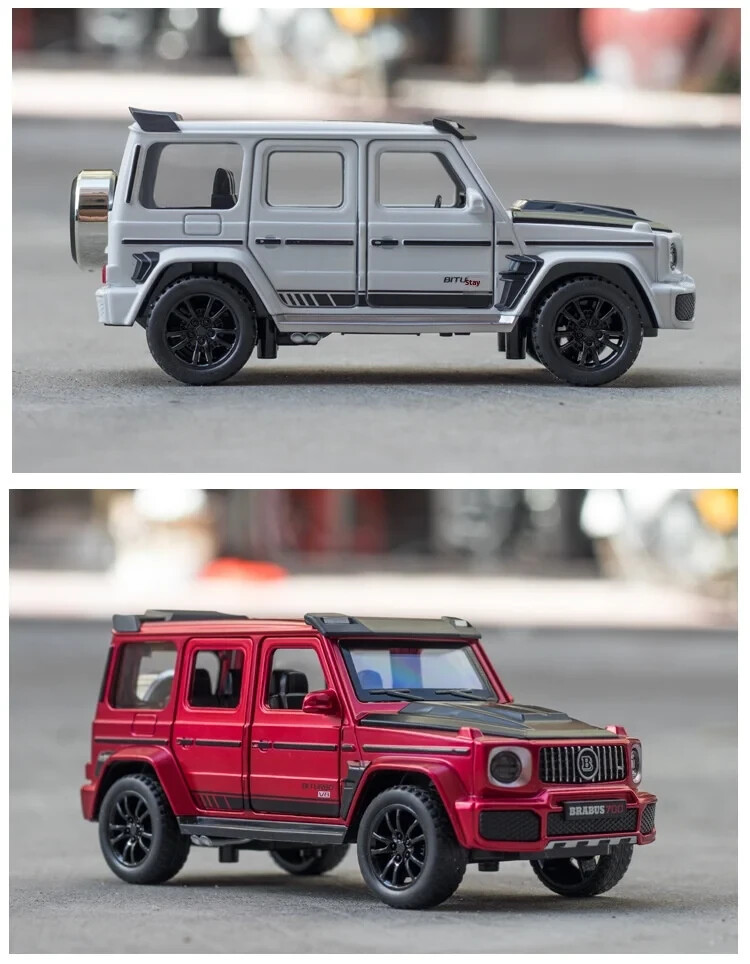 1/32 Mercedes G-Class G-Wagon G700 Alloy Car Model Colour-Red Brabus G700