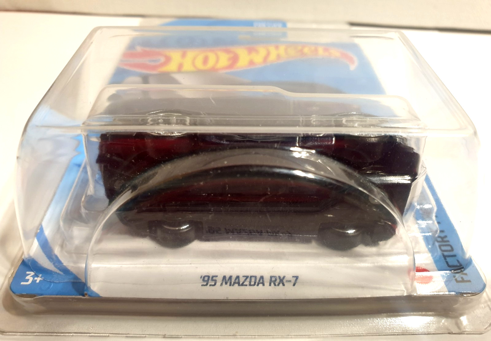 Hot Wheels Super TREASURE HUNT ’95 Mazda RX-7 Factory Fresh in Protector