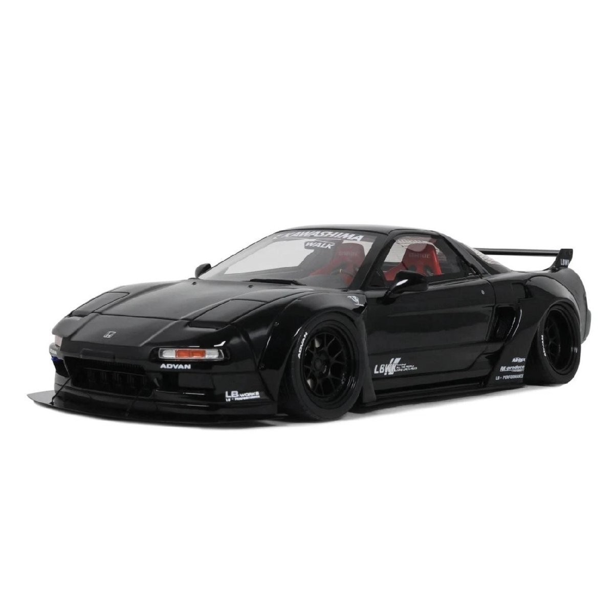 Otto Mobile 1/18 Honda Nsx Na1 Lb Works 2020 Black Liberty Walk