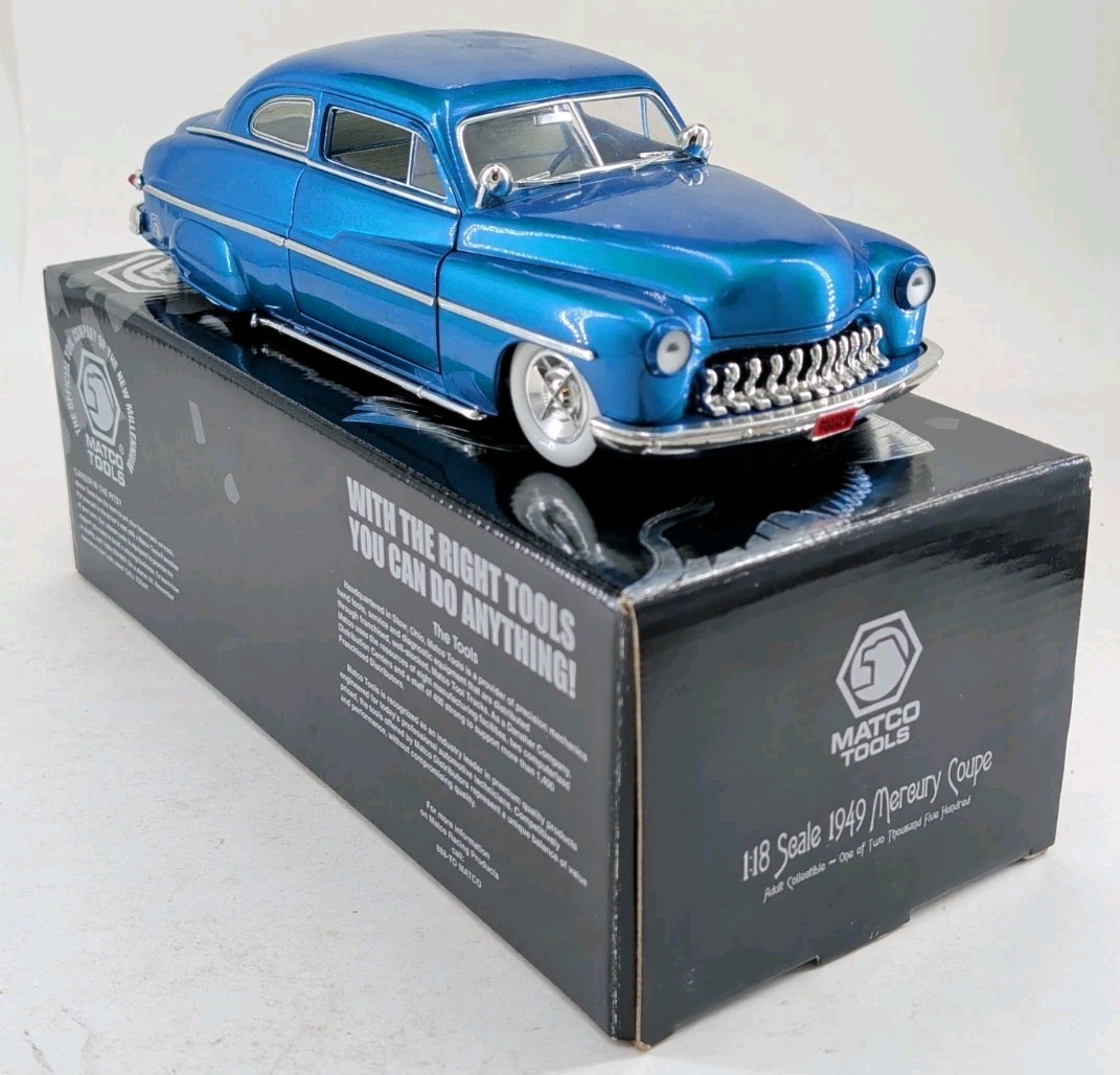 1/18 Matco Tools Collector’s Set Custom Street Rods ERTL 1 of 2500 W/ COA…