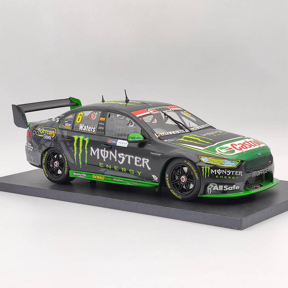 Apex 1/18 FORD FG X FALCON MONSTER ENERGY #6- CAM WATERS 2016 AD81419 Diecast