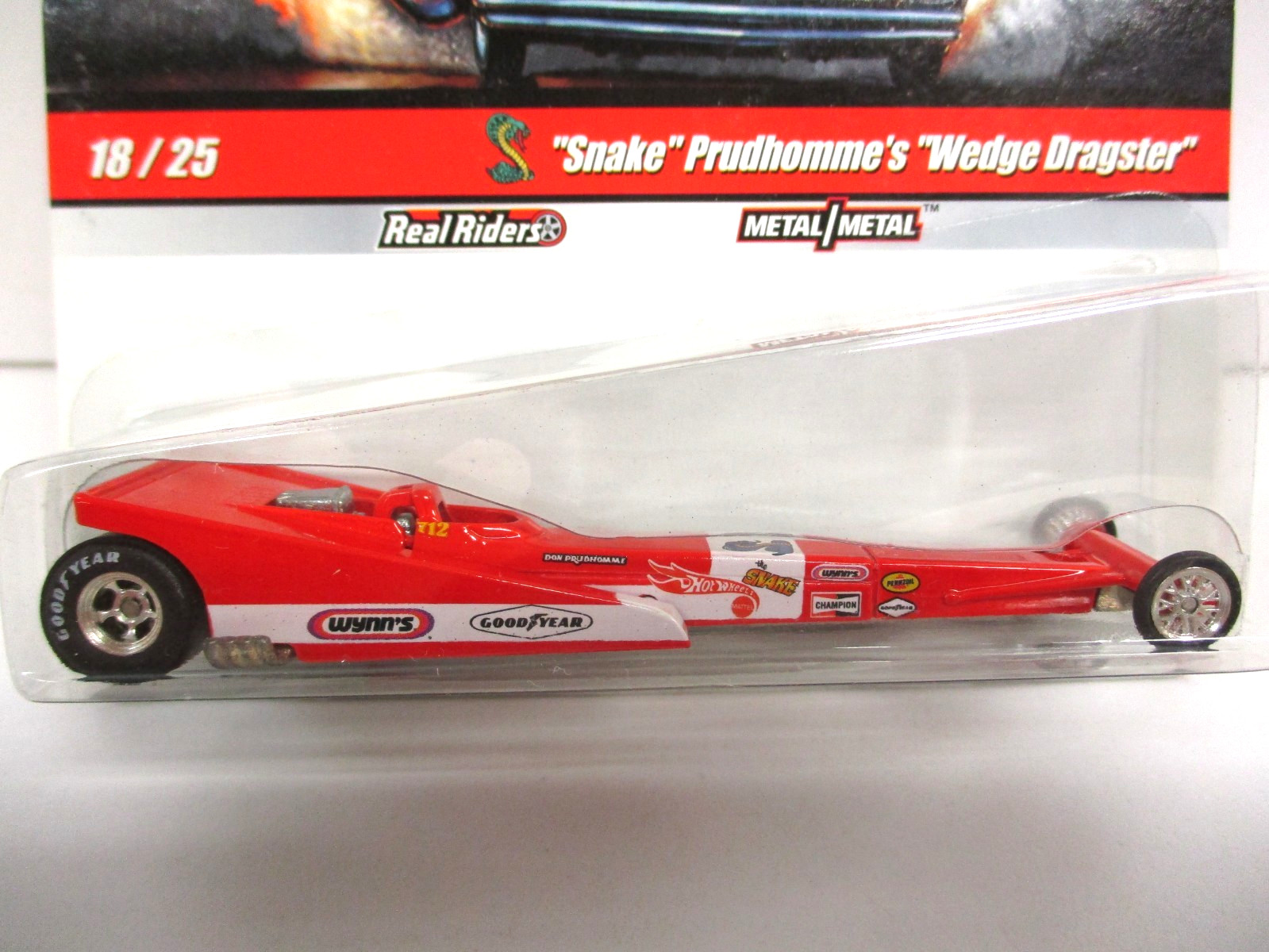 HOT WHEELS – DRAG STRIP DEMONS – DON THE SNAKE PRUDHOMME T/F WEDGE DRAGSTER
