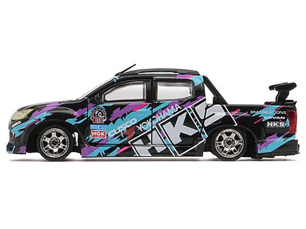 Isuzu D-Max Lowrider Pickup Truck RHD (Right Hand Drive) “HKS” Black with Graph