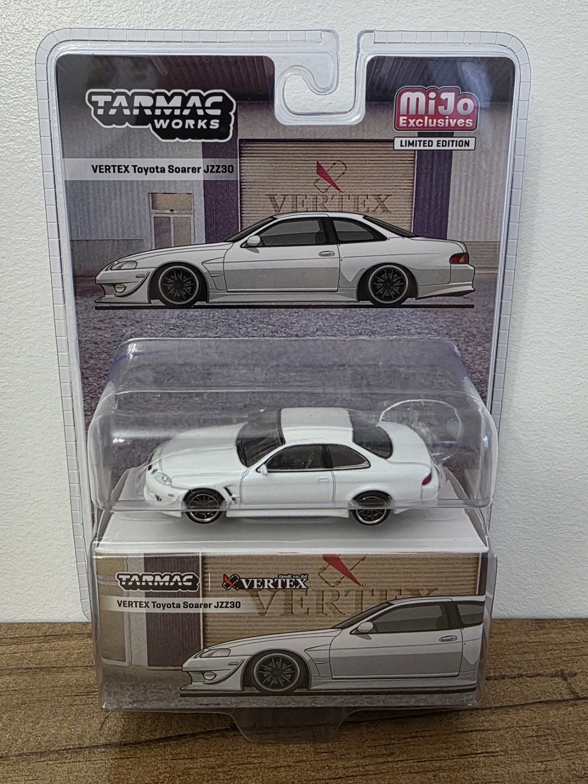 Tarmac Works Global64 Vertex Toyota Soarer JZZ30 White