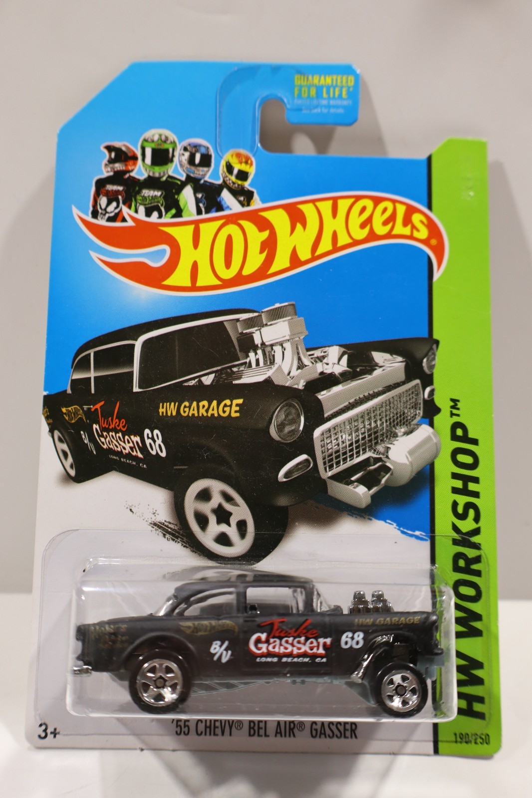 Hot Wheels HW WORKSHOP ’55 Chevy Bel Air Gasser 190/250 Black