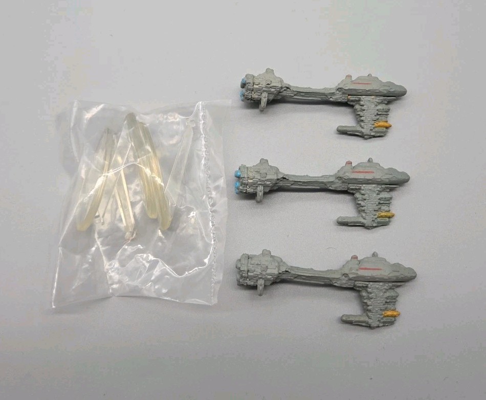 Star Wars Galoob Micro Machines Rebel Medical Frigate with stand