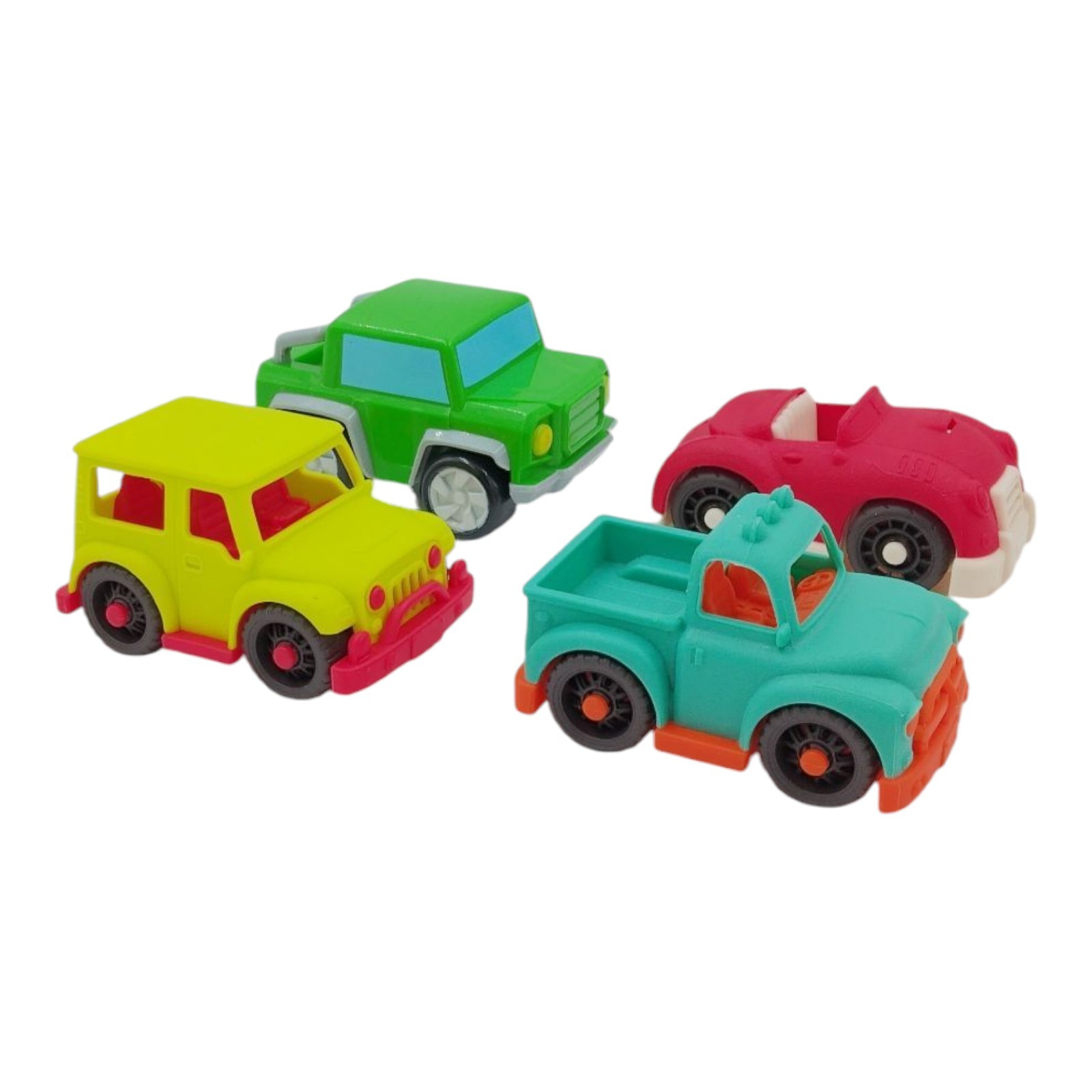 Lot of 4 Toy Cars Plastic Truck SUV Vehicle Toddler Kid Chunky