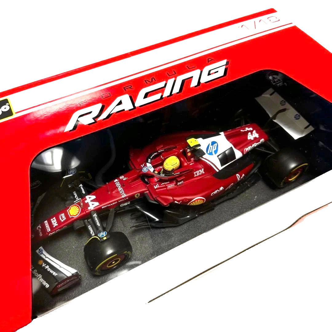 Ferrari SF-25 #44 Lewis Hamilton Formula 1 Race Car 2025 1/18 Diecast Burago