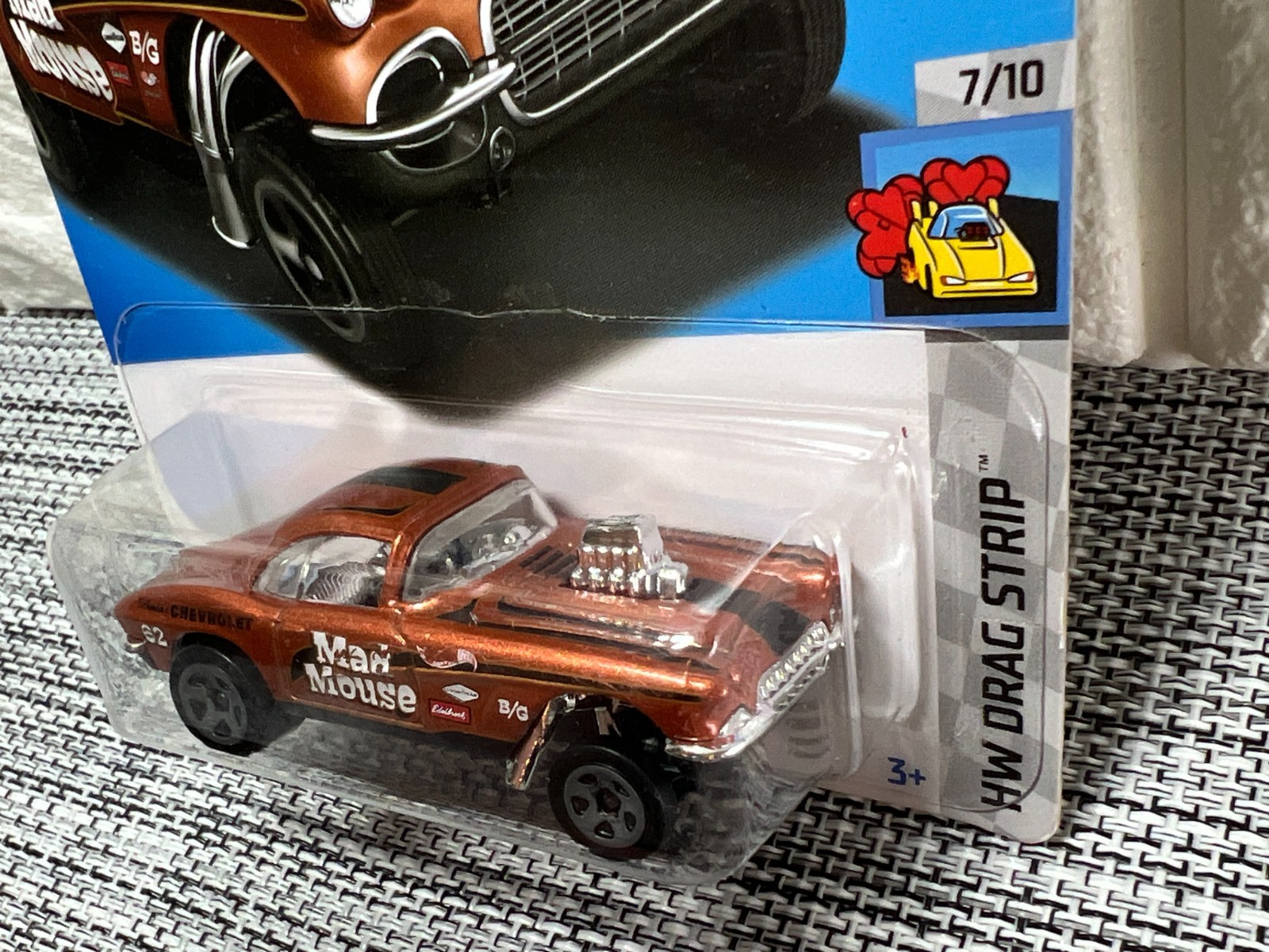 Hot Wheels HW Drag Strip 7/10 ’62 Corvette Gasser 225/250 Copper