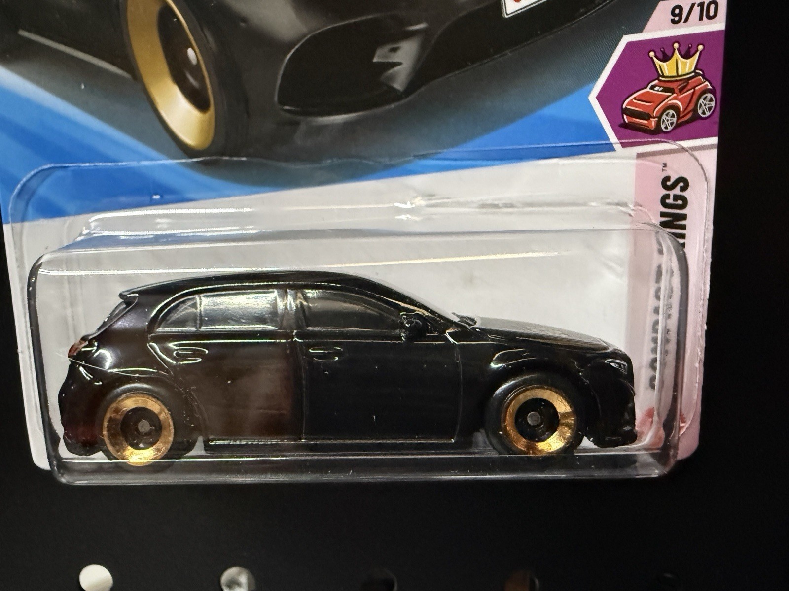 🔥2026 M Case Hot Wheels Compact Kings ’19 Mercedes-Benz A-Class Black/Gold🔥