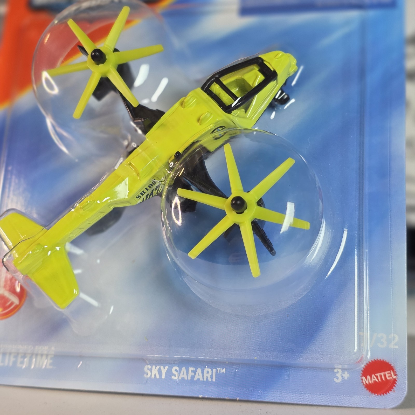 Matchbox SKY SAFARI, Green, Airplane, Clouds, Space, Sky Busters #7/32
