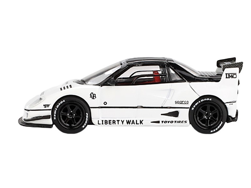 MAZDA AZ-1 LIBERTY WALK LB40 RHD WHITE “2024 TAS” 1/64 MODEL BY MINI GT MGT00953
