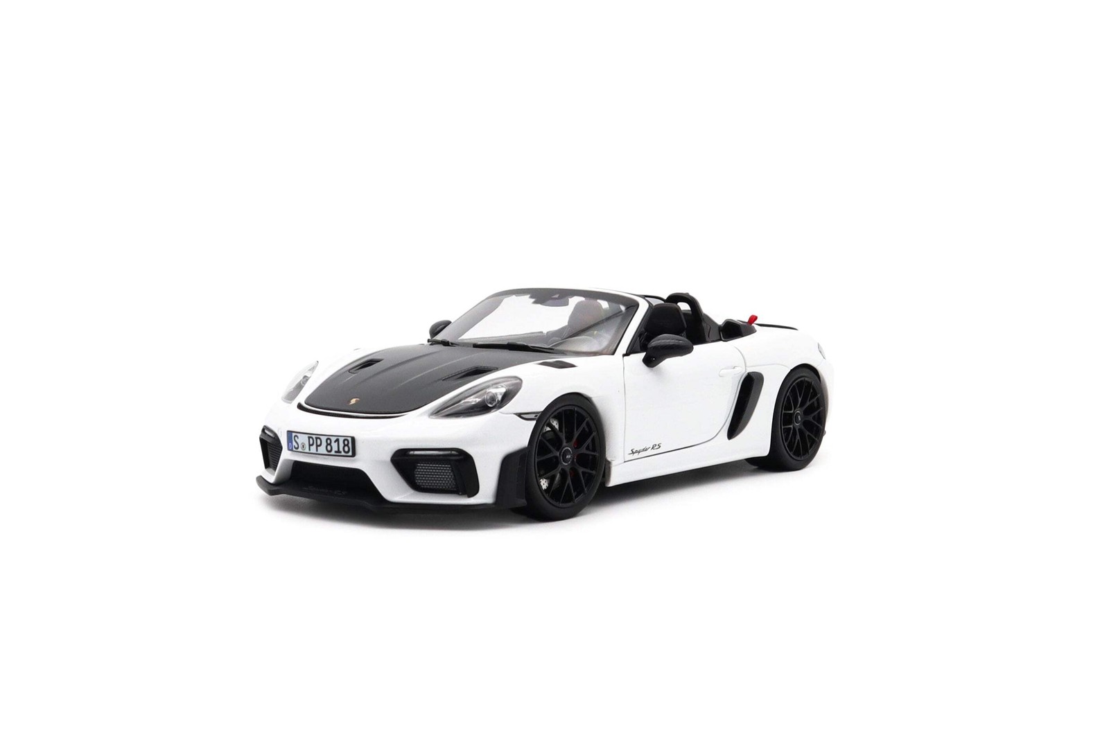 Norev 2023 Porsche 718 Spyder RS w/ Weissach Package White 1:18 187274