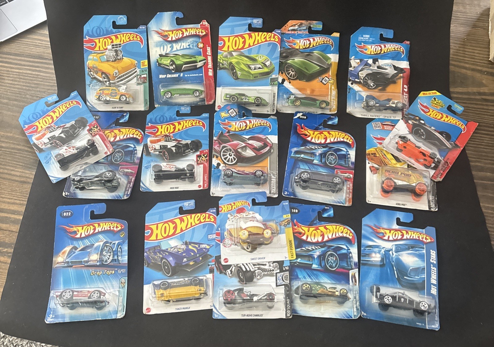 Hot Wheels Cars Lot of 18 Cars All Sealed New 2000s-on Various Years In Boxes
