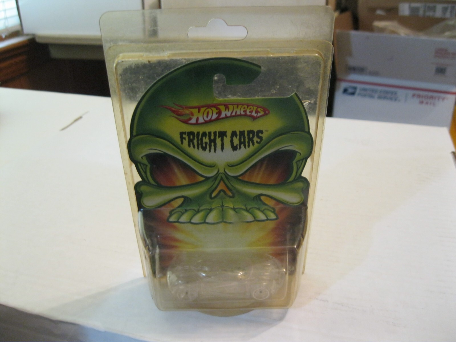 Hot Wheels 2008 Fright Cars Invisible Phastasm Halloween Clear Transparant