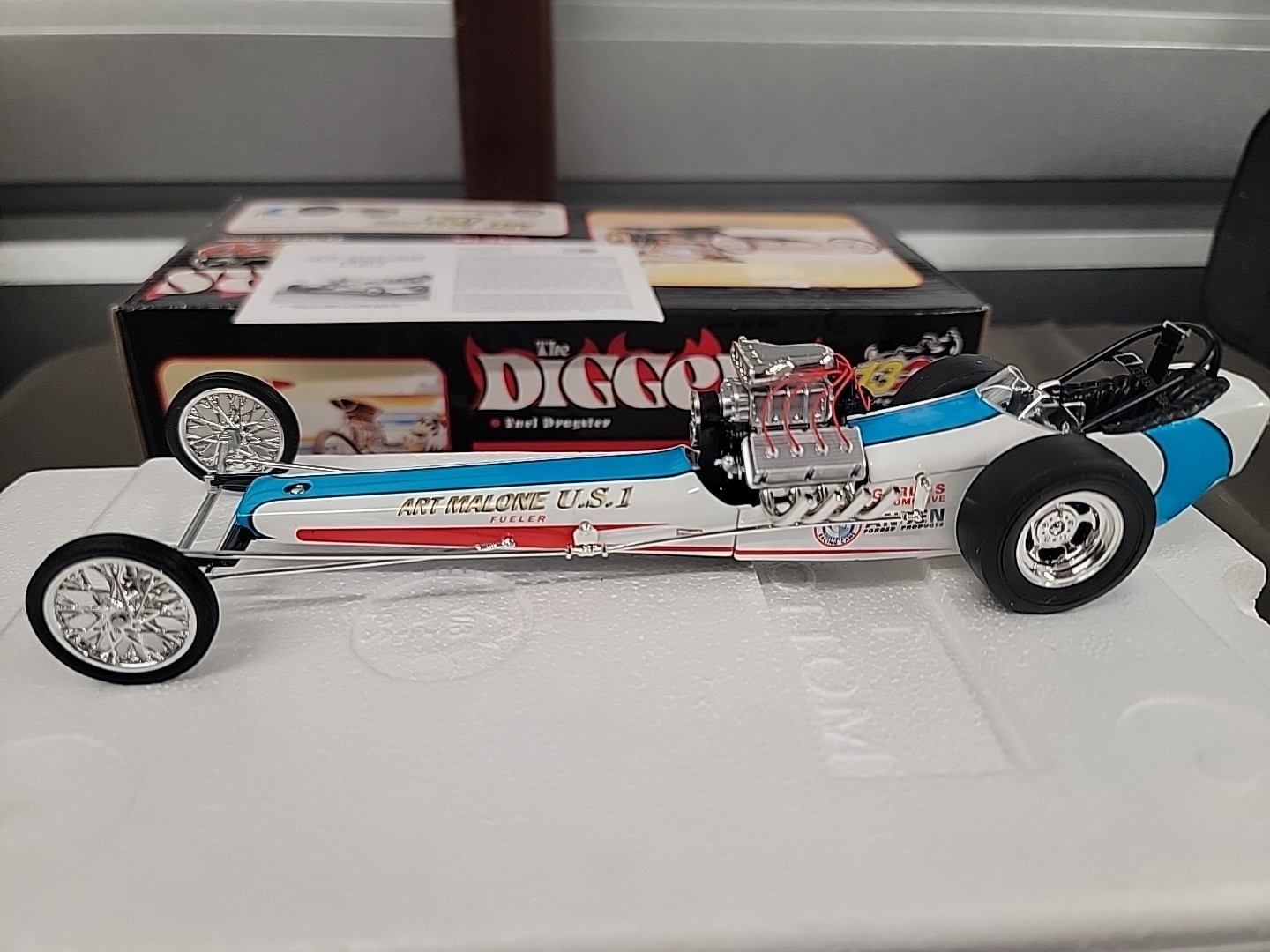 1/24 The Diggers 1320 Fuel Dragsters Art Malone U.S.1 #TT1306 B424