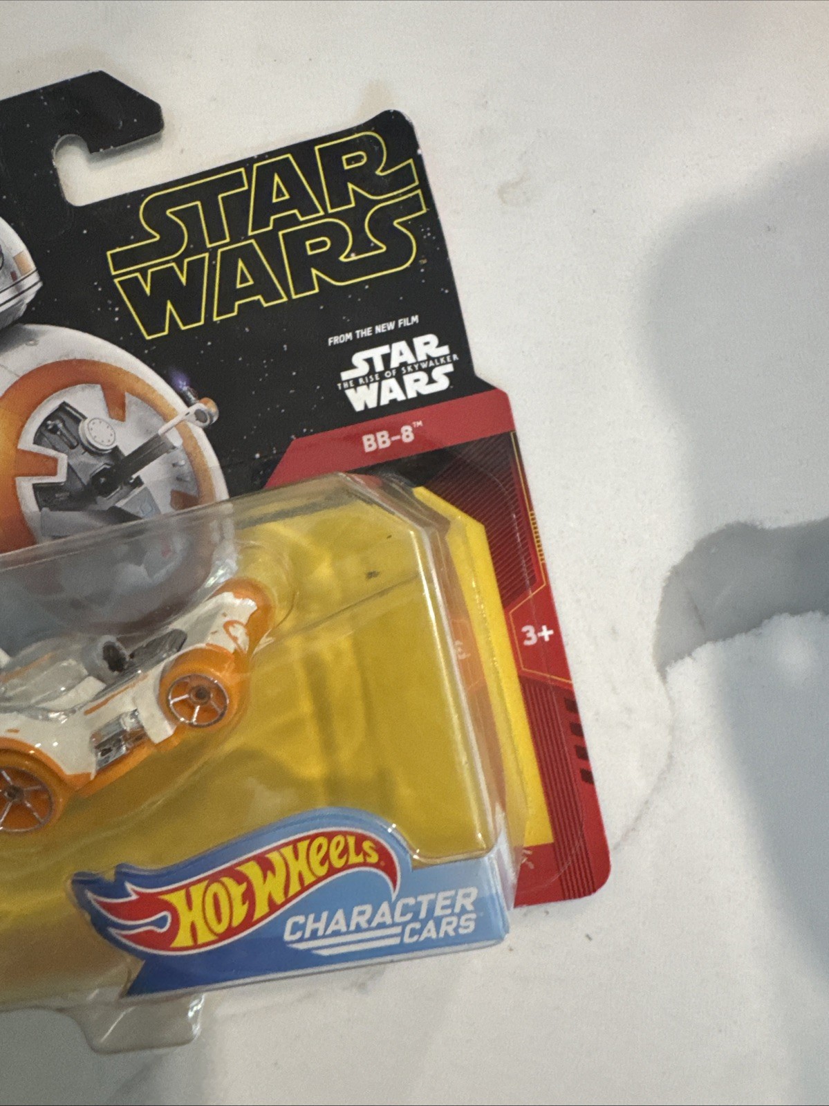 Star Wars Disney Hot Wheels BB 8 Droid Robot Orange 2014 Die-Cast Toy Car NEW