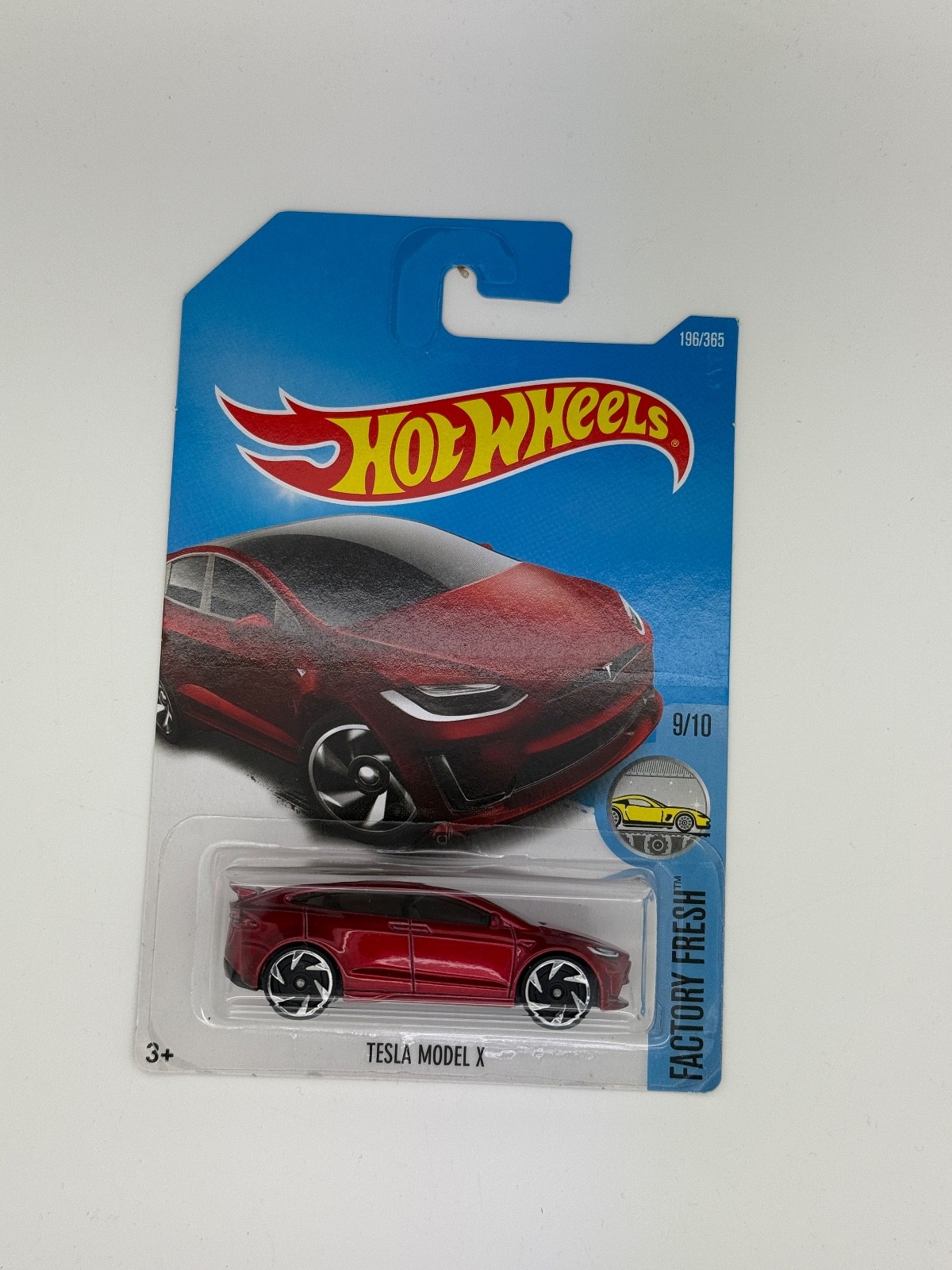 Hot Wheels Tesla Model X Red Factory Fresh EV New SealedHot Wheels Tesla Model X