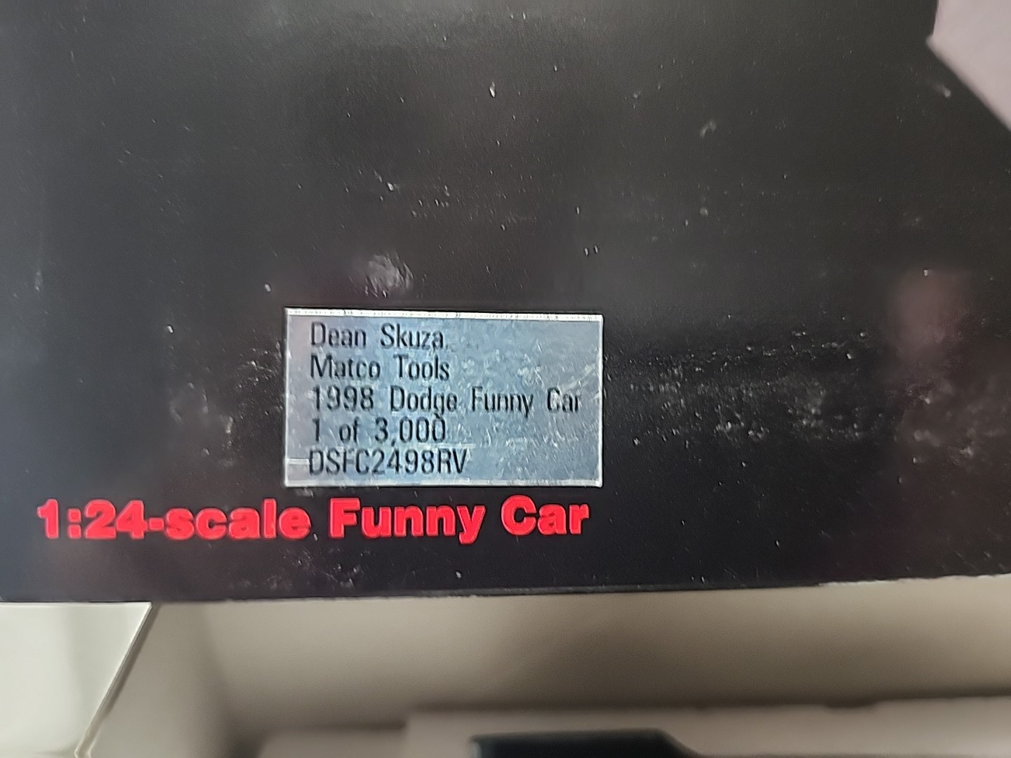 Matco Tools 1:24 Scale Dean Skuza Dodge Funny Car Racing Champions /3000