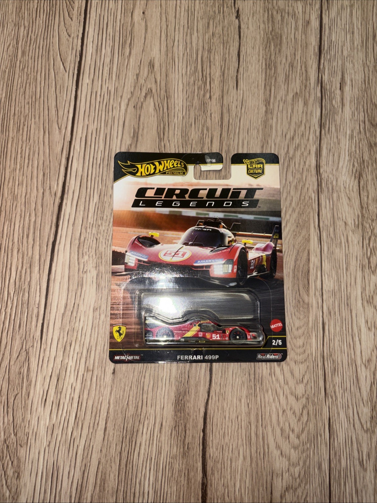 JBK49 Hot Wheels Premium 2025 Culture “Circuit Legends” Ferrari 499P Red 1:64
