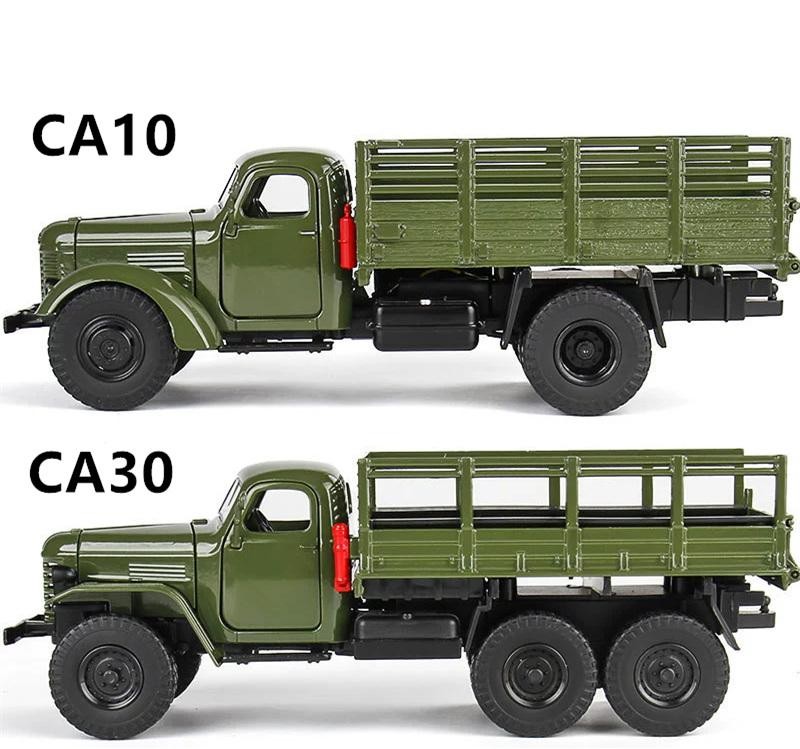1:32 CA30 CA10 Diecast Tactical Truck Military Model with Sound & Light Toy