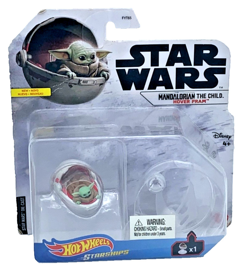 Hot Wheels Starships Star Wars Mandalorian The Child Hover Pram 2019 Brand New