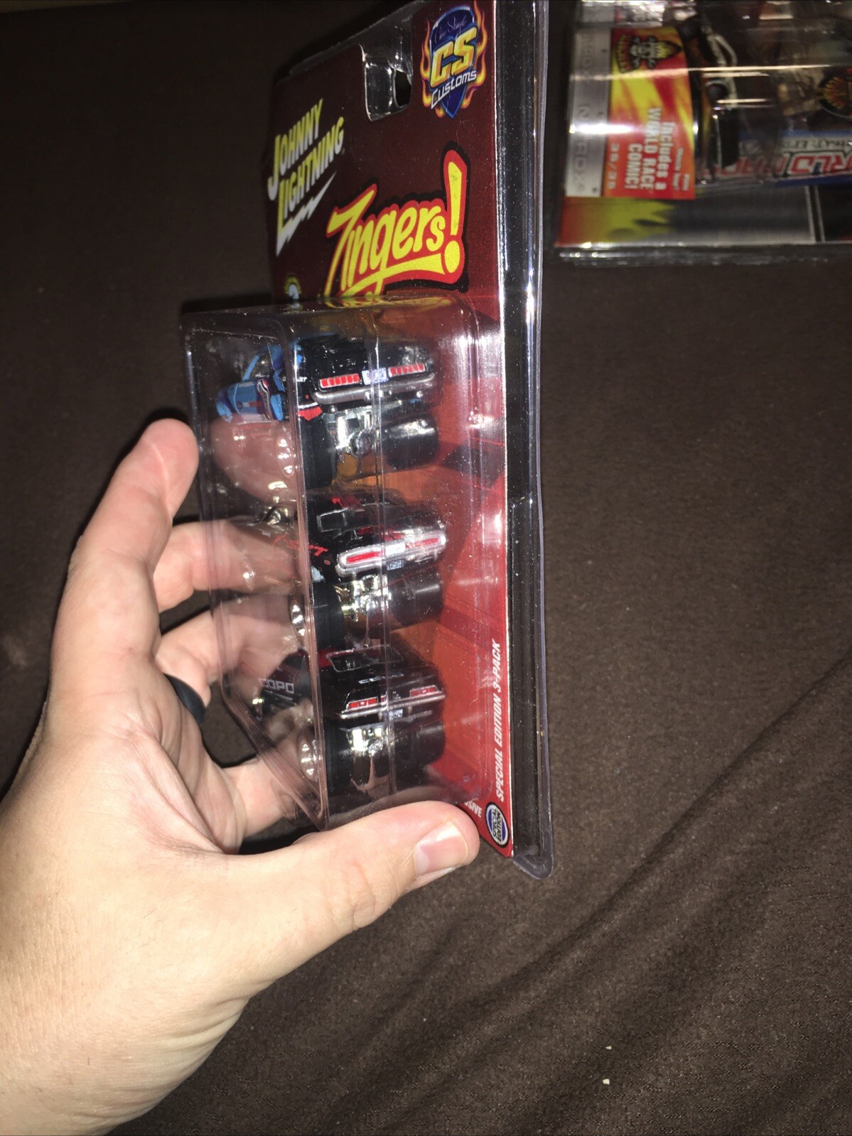 JOHNNY LIGHTNING ZINGERS CS CUSTOMS 3 PACK 70 SHELBY/70 CHALLENGER/69 CAMARO