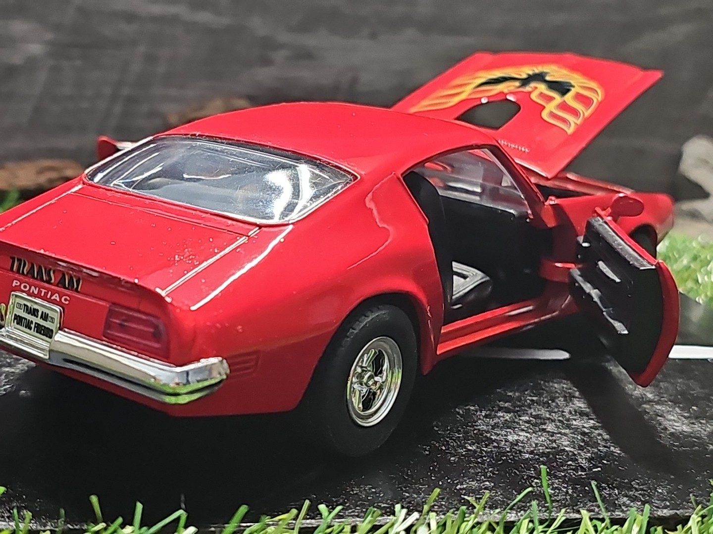 Motor Max American Graffiti 1973 Pontiac Firebird Trans Am 1:24 Scale Diecast