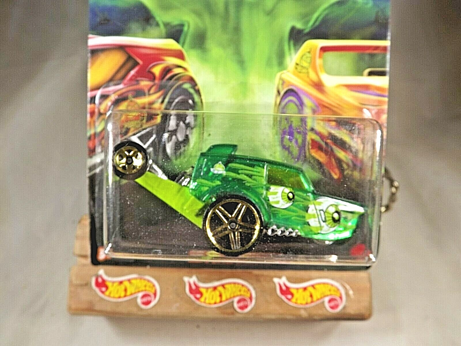 2020 Hot Wheels Kroger Halloween Series 5/6 HW POPPA WHEELIE Green w/GoldPr5-5Sp
