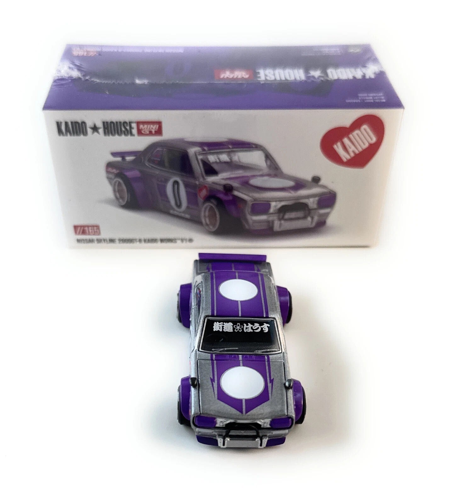 Kaido House Nissan 2000GT-R (KPGC10) Kaido Works V1 #0 1/64 Model KHMG165-3G