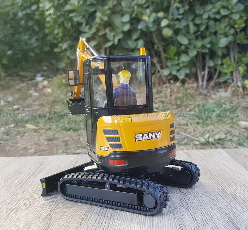 SANY SY35U Hydraulic Excavator 1/20 Diecast Truck Pre-built Model