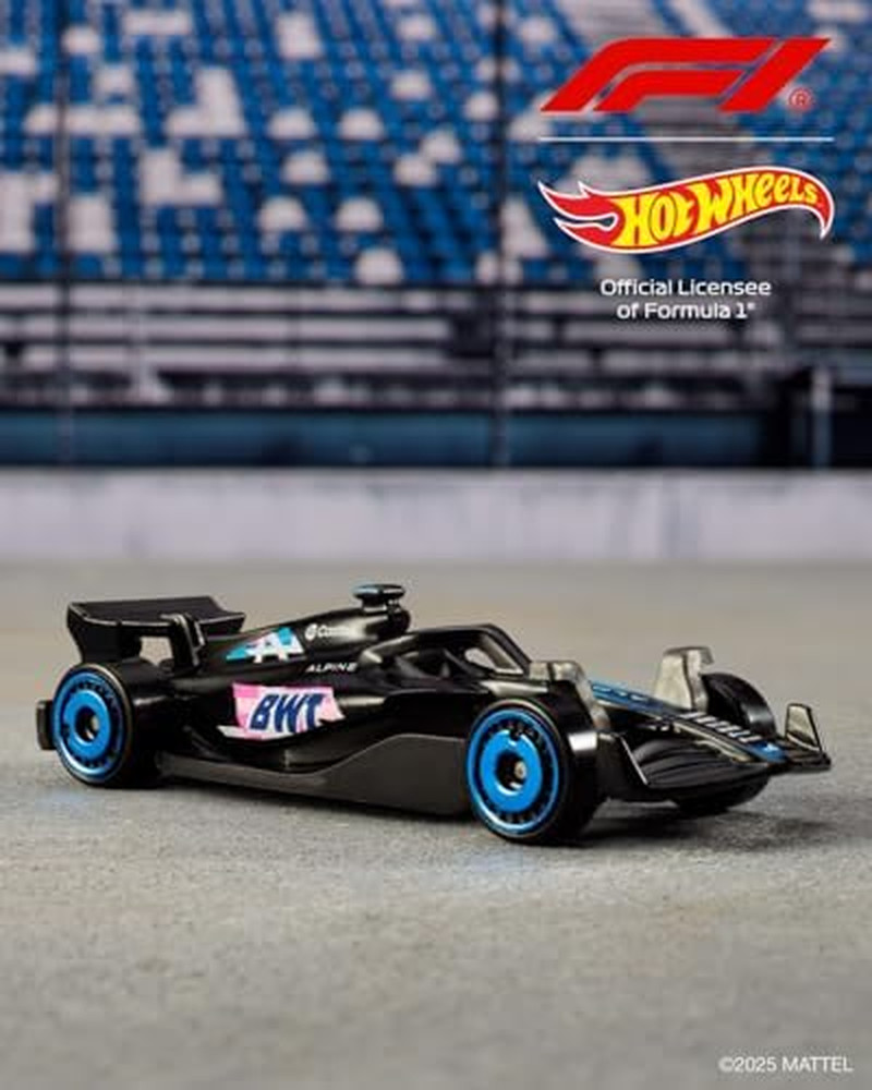 5 Pack Formula 1 Toy Cars 1:64 Scale Diecast Racing Car Collection Set