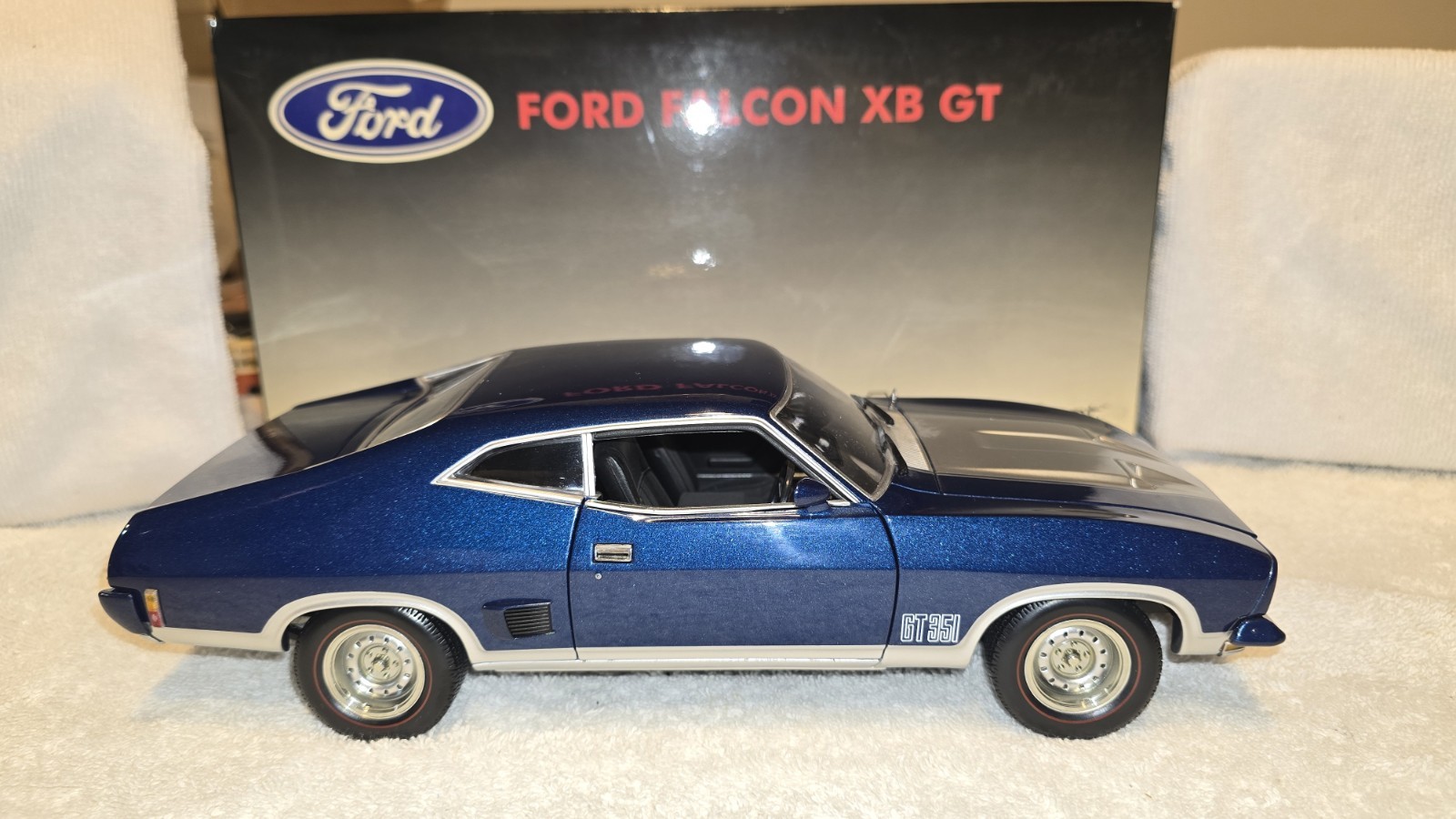 1/18 Biante/Autoart Ford Falcon XB GT, Apollo Blue, Beautiful,See Description