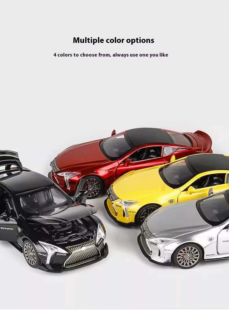 1:32 Lexus LC500 Alloy Sports Car Model Diecast Metal Toy Racing Car Vehicle