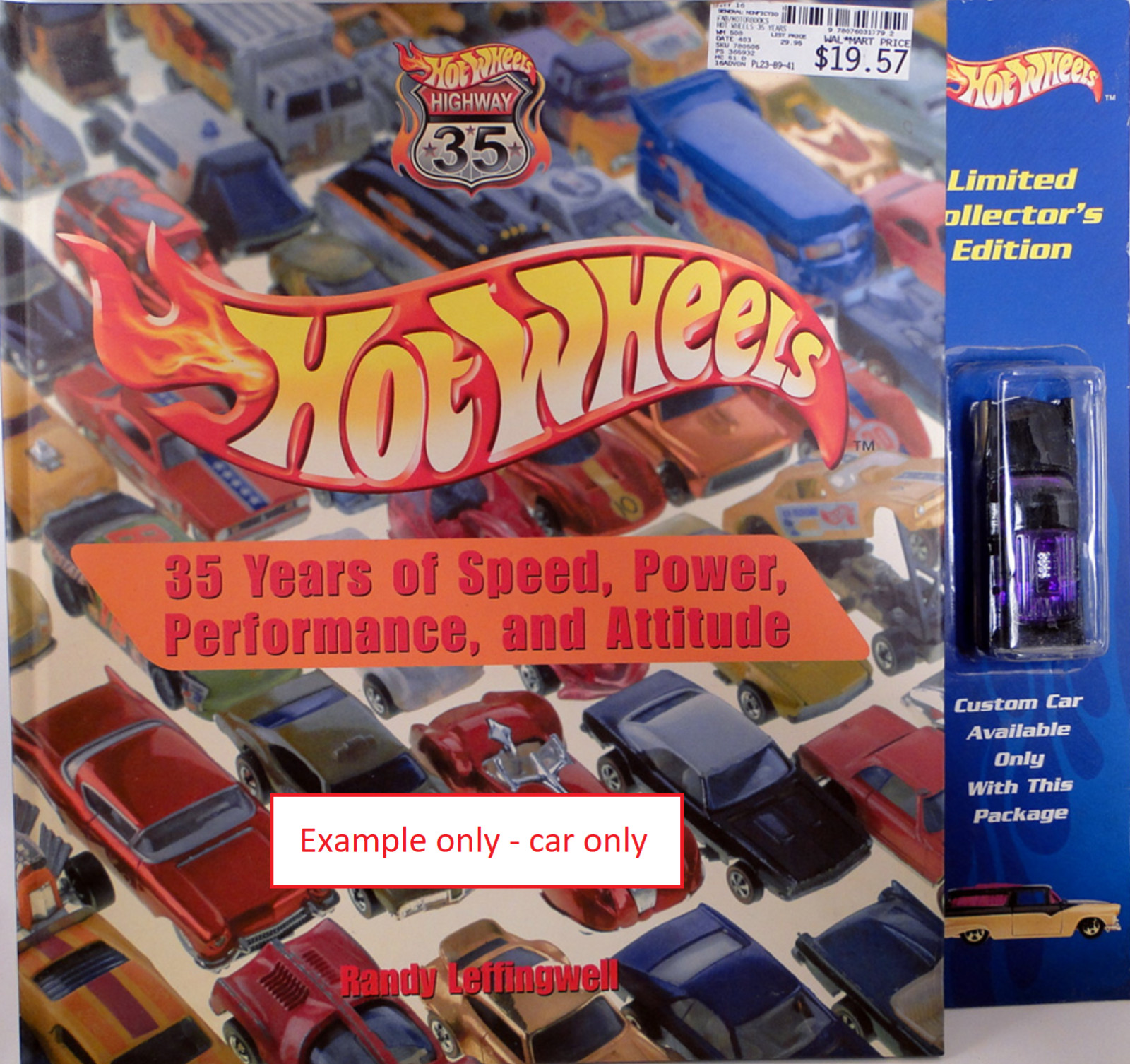 Hot Wheels 2003 8 Crate 35 Years of Hot Wheels Hard Cover Book Exclusive