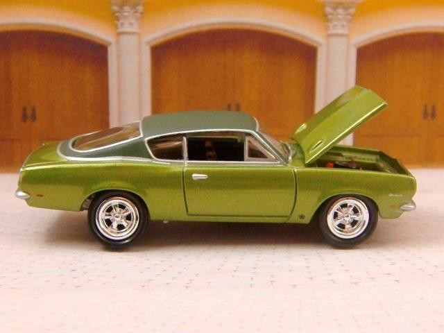 2nd Gen 1967- 1969 Plymouth 340ci V8 Barracuda Sport Coupe 1/64 Scale Ltd Edit O