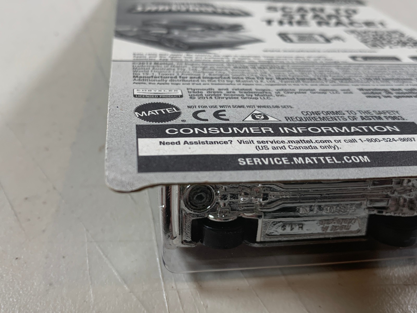 READ! Hot Wheels ’68 Hemi Barracuda HW Workshop 213/250 w/ Package Wear