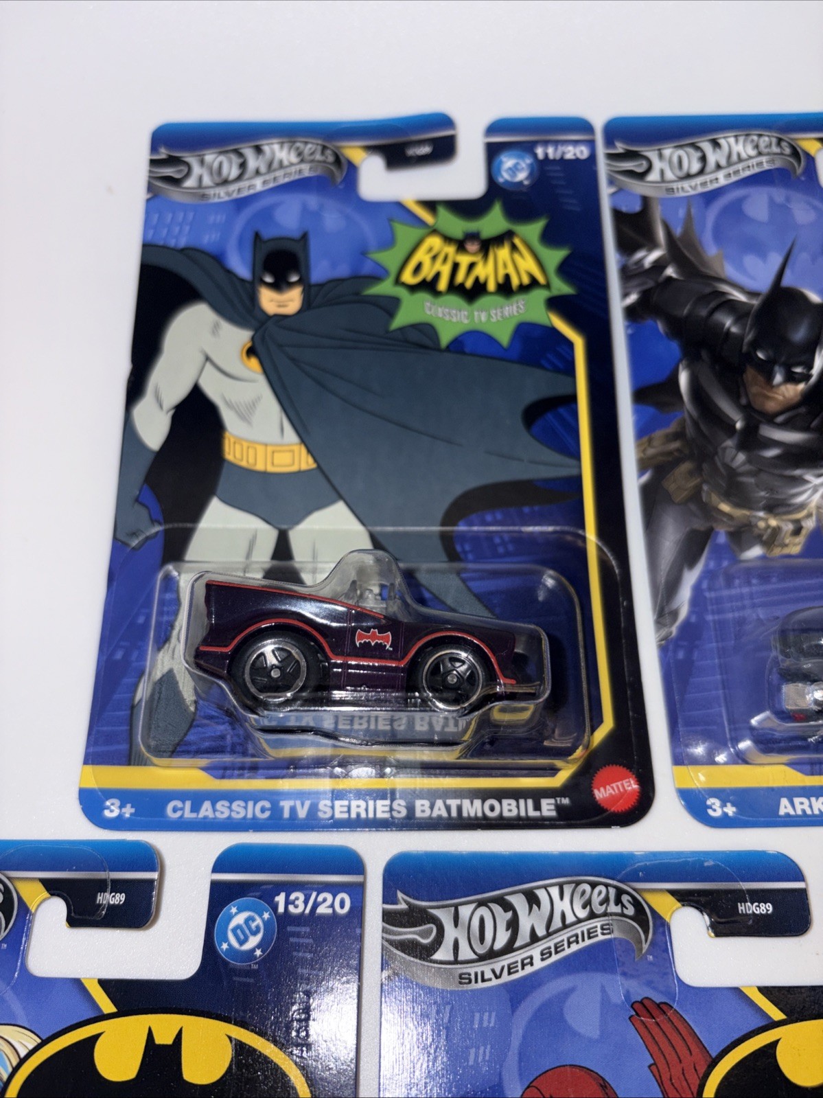 Hot Wheels Silver Series DC/Batman: Set Of 5: 11-15 New Nice