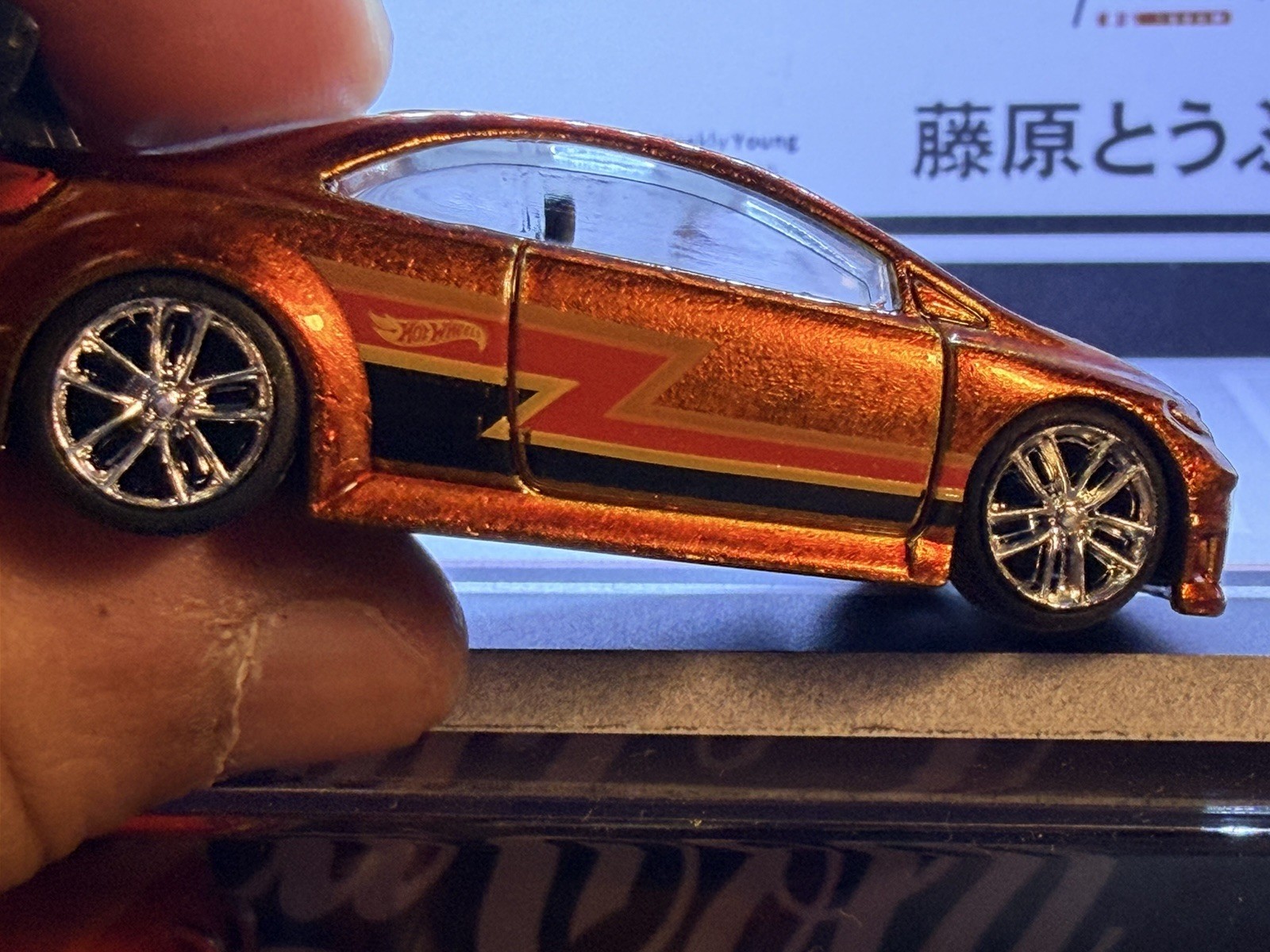 CUSTOM Orange 2006 Honda Civic Si • Real Riders 2025 Hot Wheels wheel swap