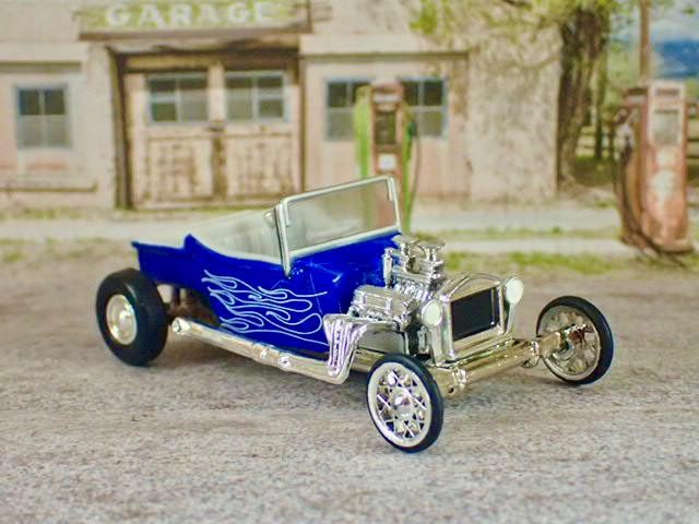 1923 Ford Model-T Twin Carb Flathead V8 Hot Rod Roadster 1/64 Scale Ltd Edit O
