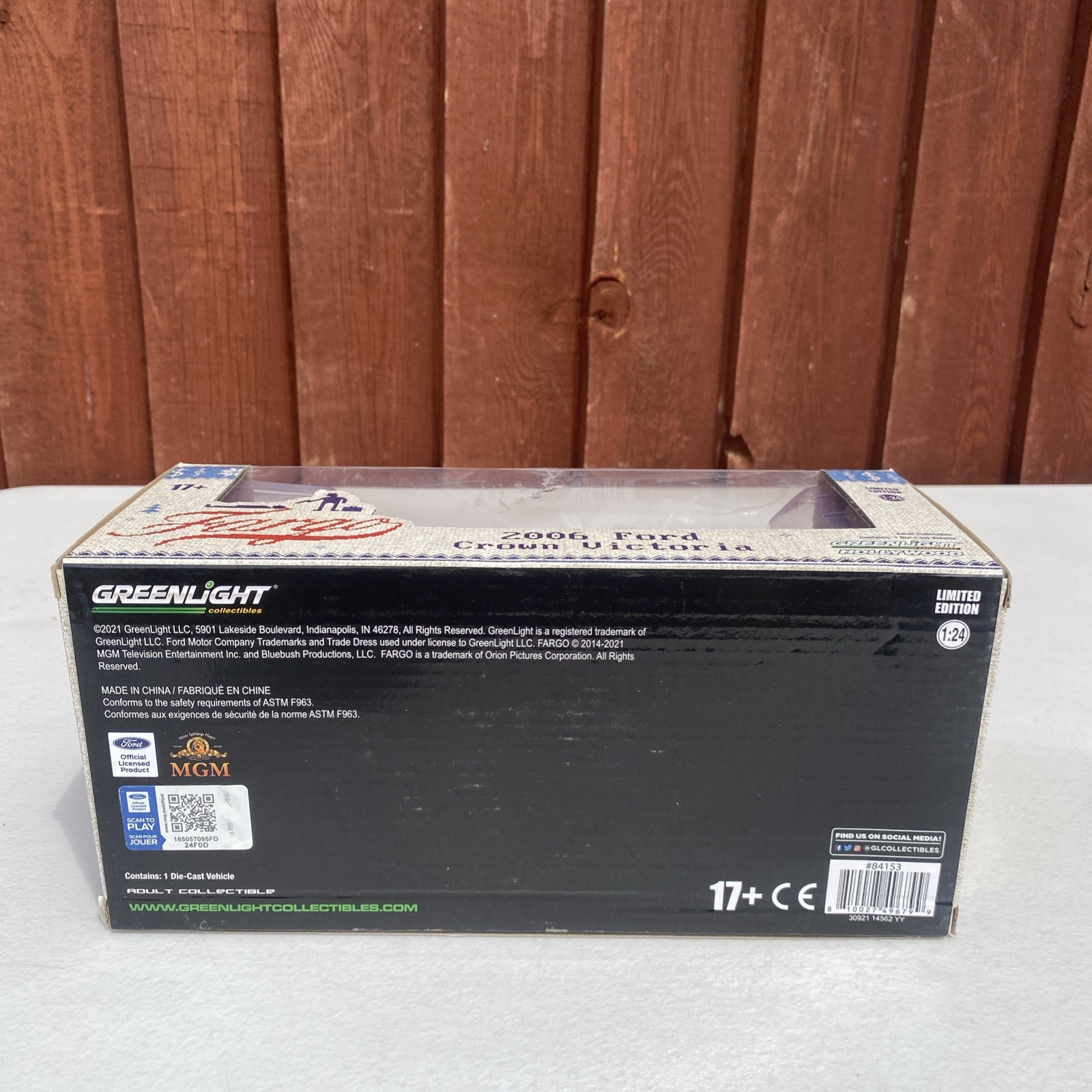 Greenlight Fargo 2006 Ford Crown Victora 1:24 Scale 84153 Hollywood Series