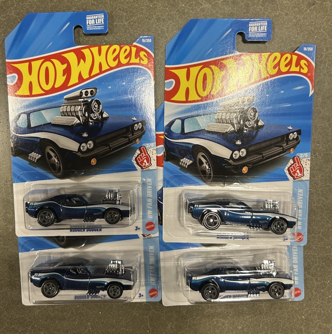 4 x Hot Wheels Rodger Dodger Kroger EXCLUSIVE 2026 Limited Edition HTF Mint New