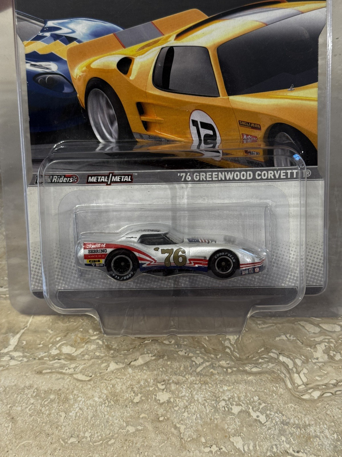 HOTWHEELS RACING ROADRCR 76 GREENWOOD CORVETTE 1:64 W8304