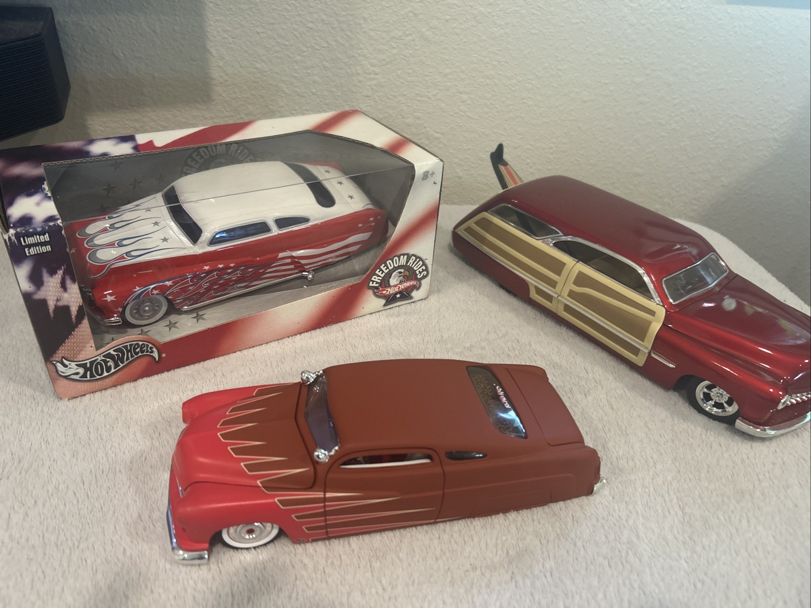 Hot Wheels Freedom Ride Custom Merc Woodie & Jada Road Rats 1951 Mercury