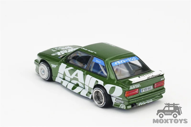 Kaido House x MINI GT 1:64 AE86 Sprinter Trueno ADVAN / M3 Green Model Car