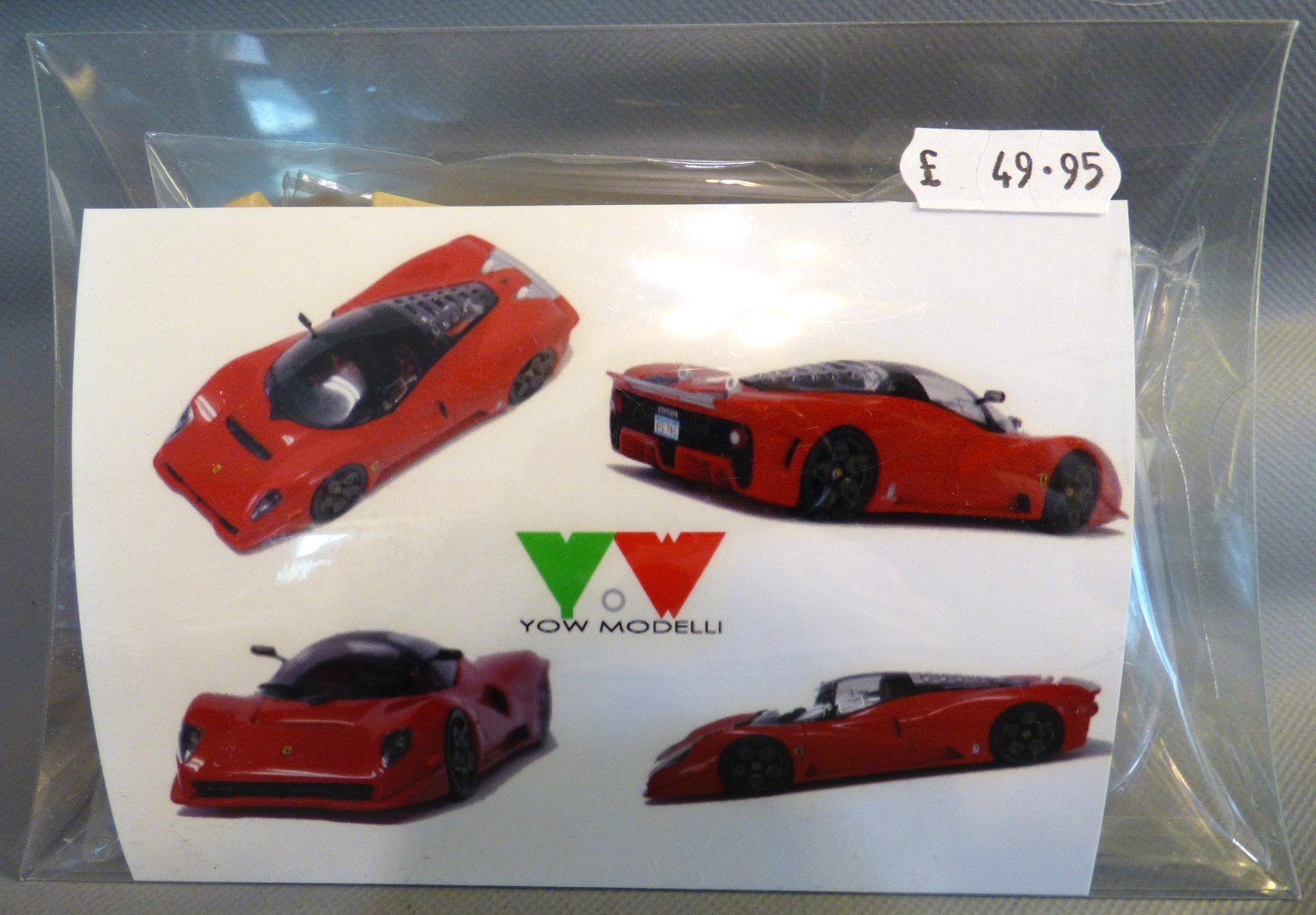 YOW MODELLI 1/43 SCALE RESIN KIT FERRARI NOT SURE WHICH MODEL UNOPENED PACKAGE