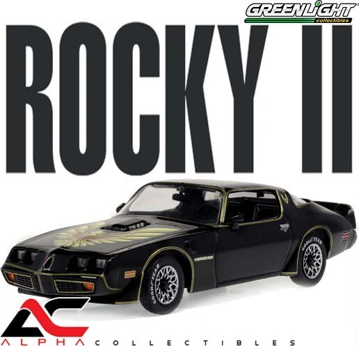 GREENLIGHT 86616 1:43 1979 PONTIAC TRANS AM (ROCKY II) BLACK