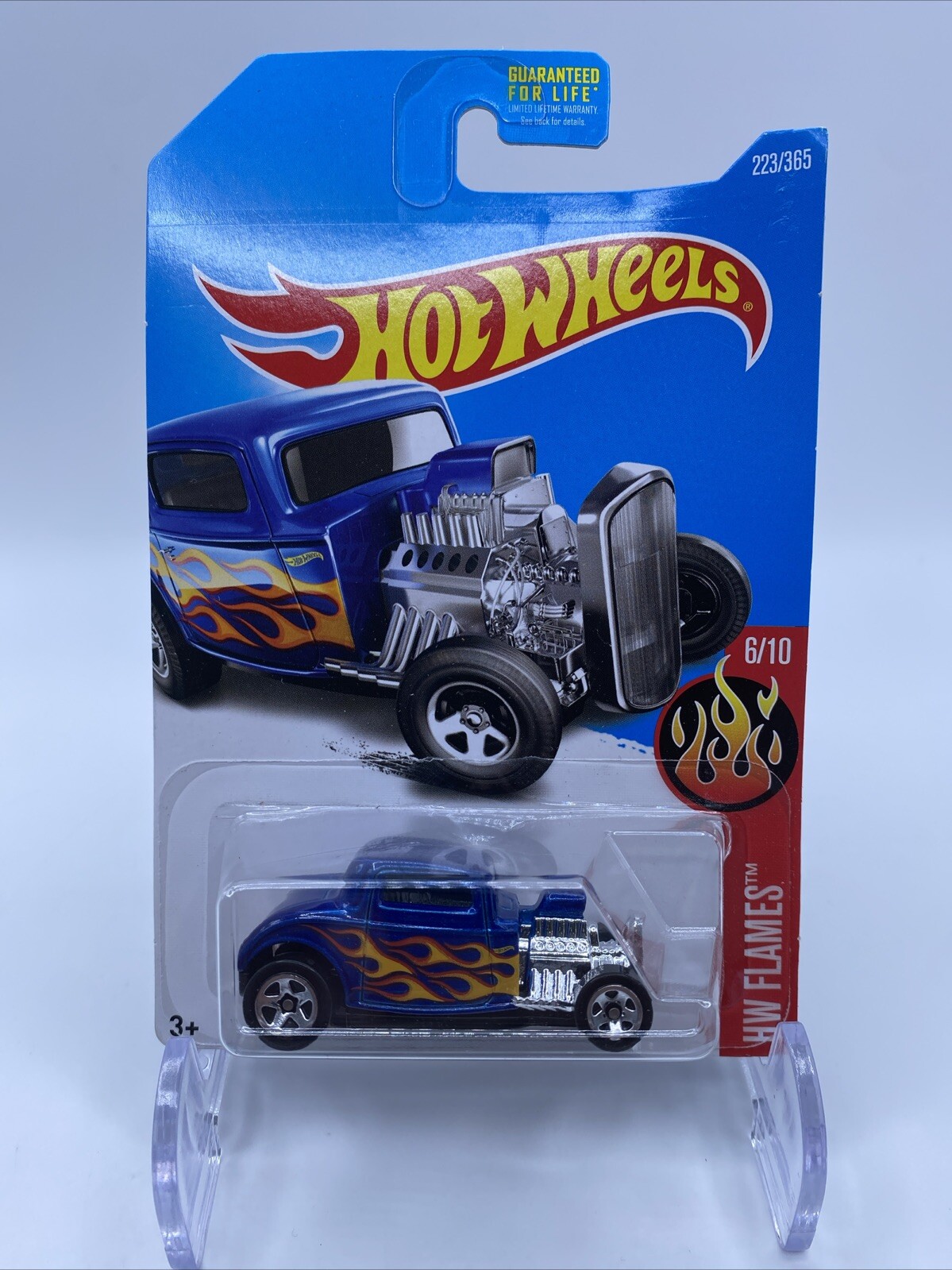 HOT WHEELS HW FLAMES 6/10 CUSTOM ’32 FORD 223/365 DVB76
