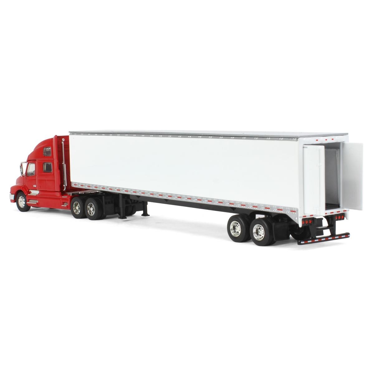 1/64 Red Volvo 770 Truck w/ Sleeper & 53′ Trailer w/ Double Doors SpecCast 31605
