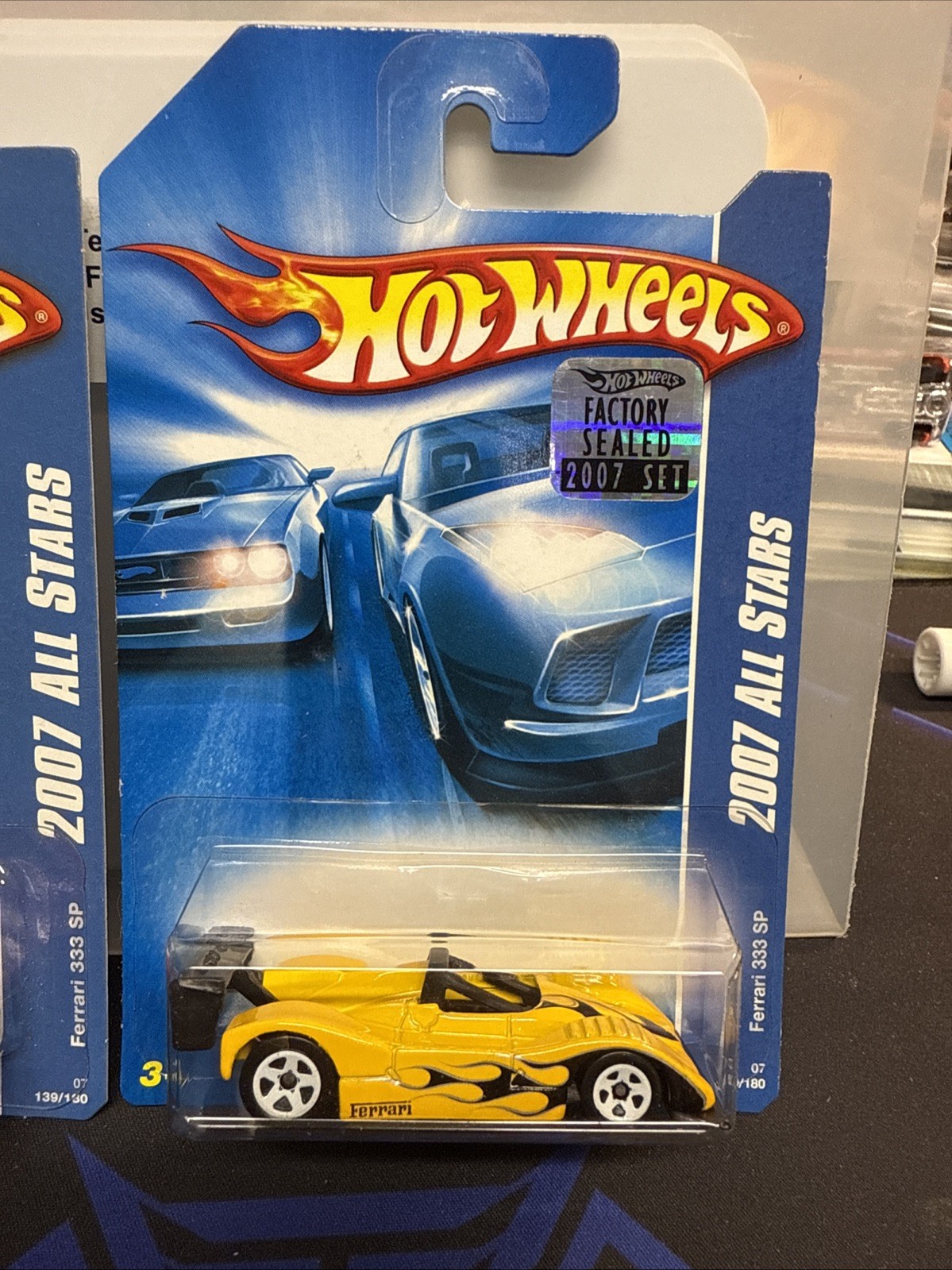 Hot Wheels 2007 All Stars Ferrari 333 SP Factory Sealed 1/500 🔥 Both Cars 🔥